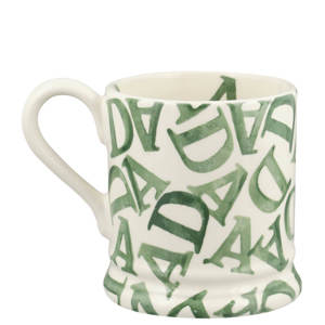 Emma Bridgewater D.A.D Green Half Pint Mug